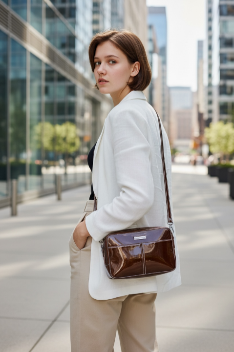 Crossbody Purse - Double zip